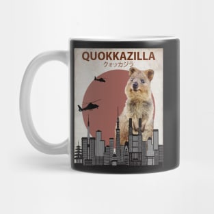 Quokkazilla Quokka Giant Monster Parody Mug